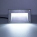 Φωτιστικό Χωνευτό Έμμεσου Φωτισμού LED 1W 230V 6200K Ψυχρό Φως Αλουμινίου Γκρί 5295 IP54